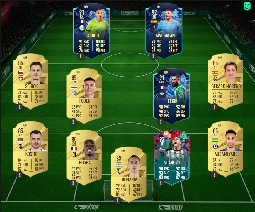 FIFA 23 DCE FUT Solution Choix Joueur TOTS ou Métamorphosés 93