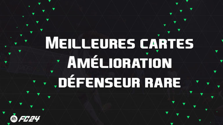 Les Meilleures Cartes Et Joueurs Pour Volutions Am Lioration D Fenseur