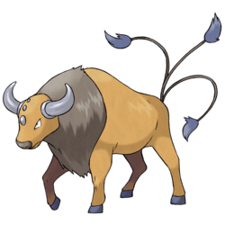 Arwork de Tauros dans Pokémon Écarlate et Violet