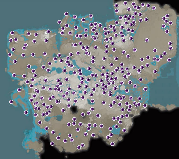 Carte des Sphères de Mercer