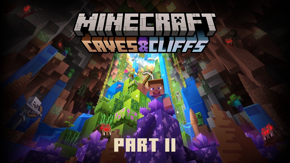 Minecraft : Date de sortie de la mise à jour 1.18, caves & cliffs partie 2